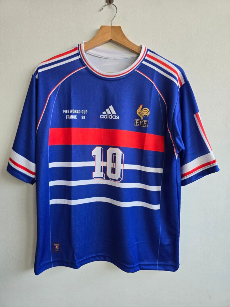 96C3304C-8BB2-4312-BBAB-C88DFF566D50 A Legend Was Born – 1998 France Home Jersey, Zidane Five Sleeve Edition