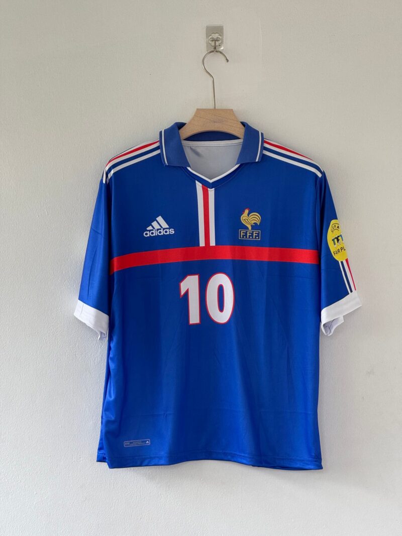 9A9267B7-4234-47B8-9069-30DC00F556F6 Gallic Elegance Reimagined – France 2000/01 Zidane Five Sleeve Jersey