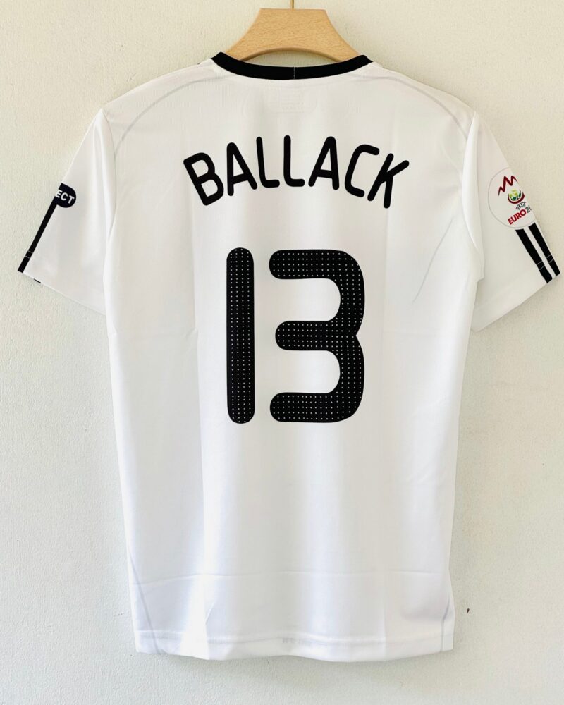 9B31C583-6FDF-4B58-BB0D-4DDA2AE41976 Honor Germany’s Midfield General with the 2008-09 Home Jersey – Ballack Edition