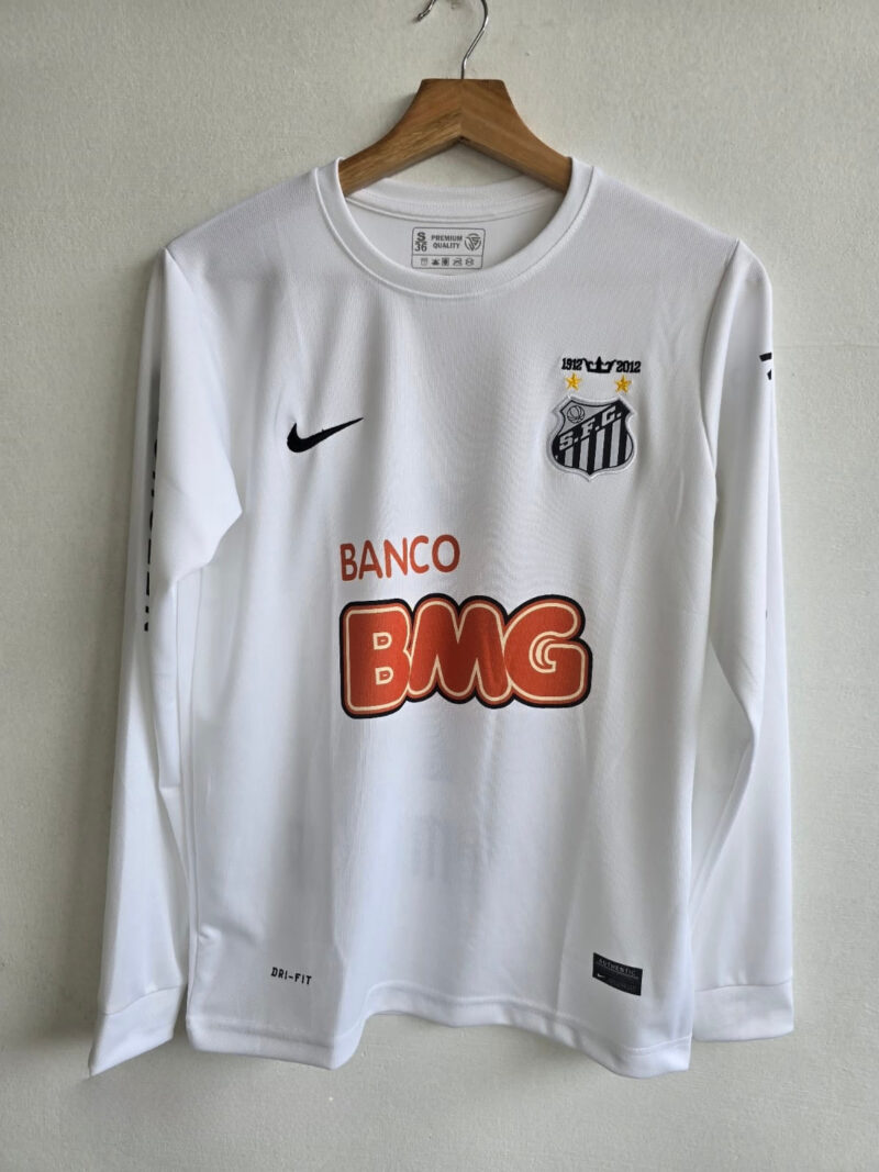 Neymar’s Legacy with the 2011-12 Santos Home Jersey full sleeve