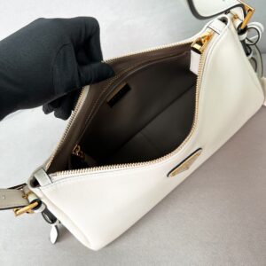 Prada Medium Aimée Shoulder Bag | White