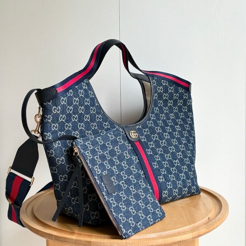 Gucci Giglio Tote Blue Top quality 1:1 Replica