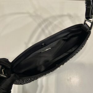 Prada Cleo crystal-embellished Shoulder Bag