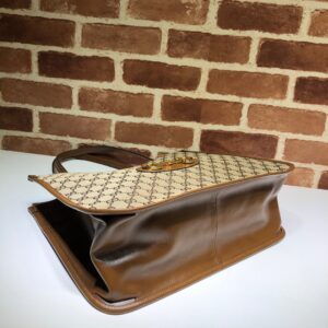 Gucci Horsebit 1955 GG Supreme Canvas Leather