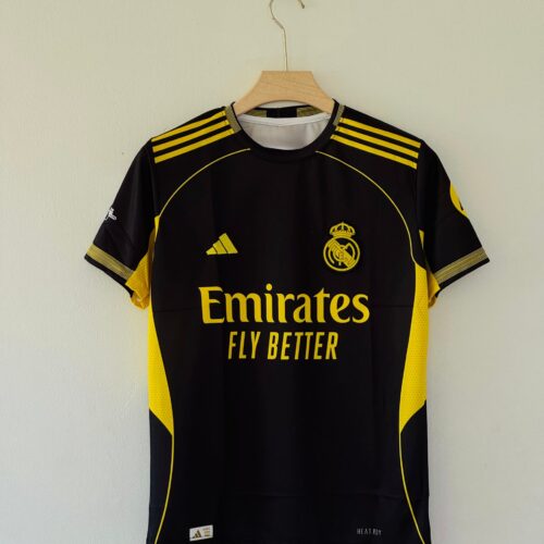 A61B9E12-C0EE-4B32-9EF9-BA492747EBA7 Black. Yellow. Bravo Blanco. – Real Madrid 2025/26 Special Edition Jersey