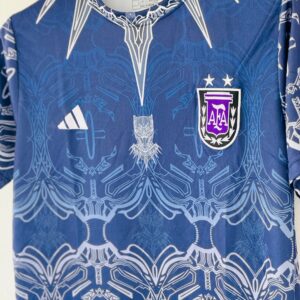 Unleash the King with the Argentina Black Panther Edition – Messi Embroidery Jersey
