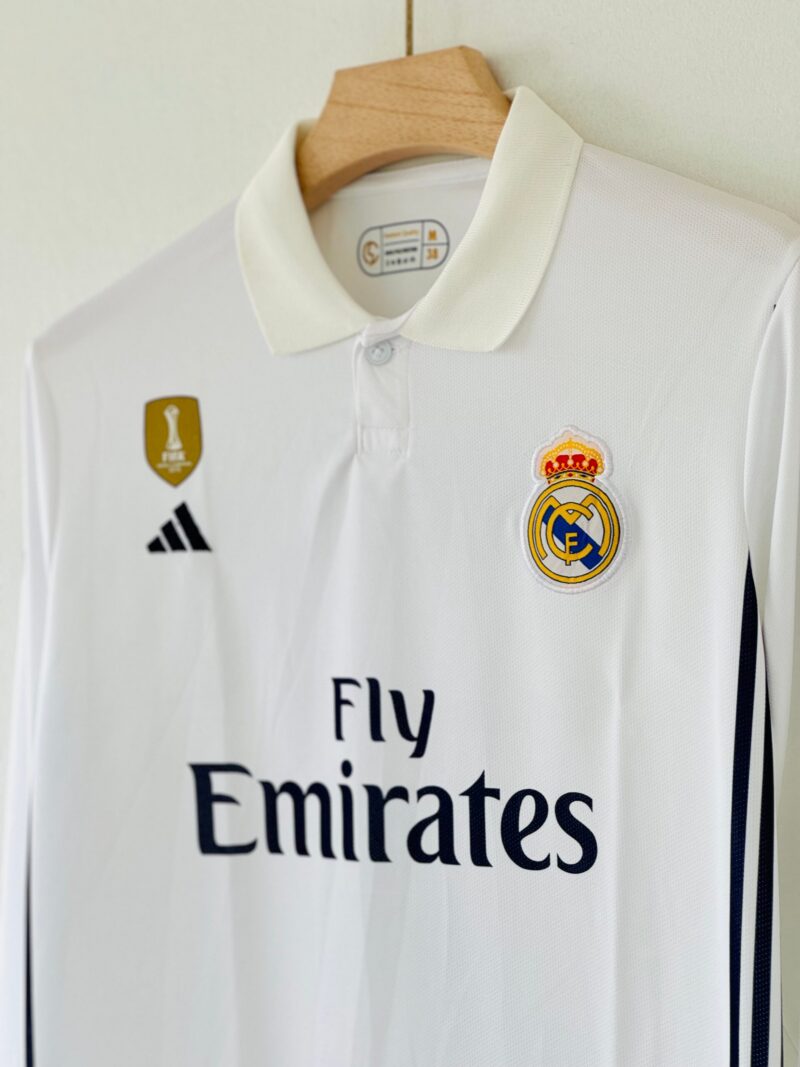 B6D6DB3F-6940-4FE1-9ED8-6430420D0AE3 Glory in White – 2016-17 Real Madrid Home Jersey – Cristiano Ronaldo Full Sleeve Embroidery Edition