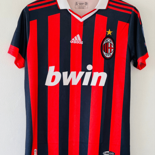 B793AB4C-9913-4DF2-80AA-B084D2B370AC Celebrate the Magic of Ronaldinho with the 2009-10 AC Milan Home Jersey – Embroidery Edition