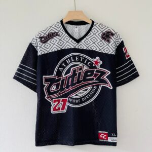 BE0F6B1D-1FF1-4BCF-BD00-EC79ED857BCE Beyond Convention – Five Sleeve T-Shirt in HoleFabric Material