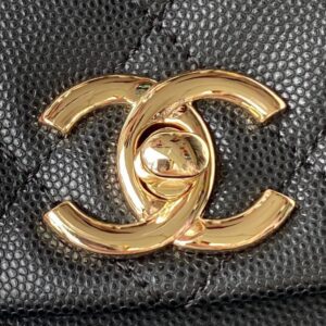 Chanel Mini Duma Backpack Lock Gold 21.5×19.5x12cm