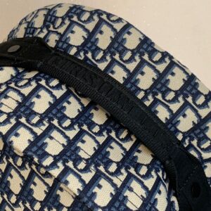 Christian Dior Super Backpack Canvas Embroidered Pattern 42x33x15cm