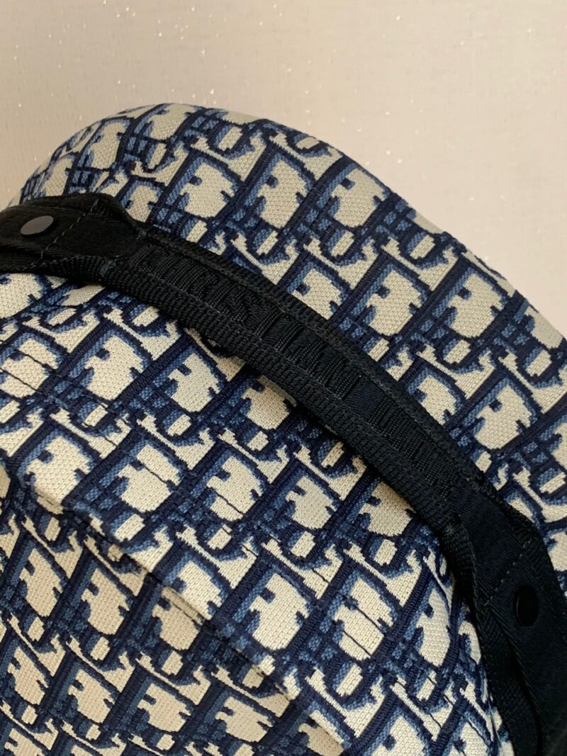 Christian Dior Super Backpack Canvas Embroidered Pattern 42x33x15cm