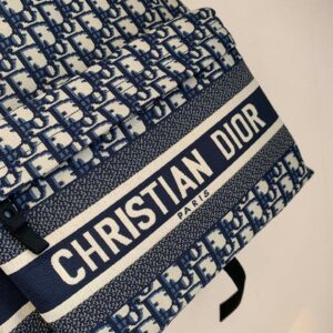 Christian Dior Super Backpack Canvas Embroidered Pattern 42x33x15cm