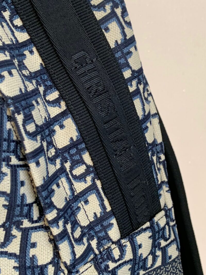Christian Dior Super Backpack Canvas Embroidered Pattern 42x33x15cm