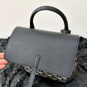 Goyard Mini Backpack Black Super Quality Monogram Pattern Size 23x19cm