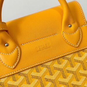 Goyard Mini Backpack Yellow Monogram Pattern 23x19cm