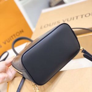 Louis Vuitton LV Alma Backpack Woman’s Black 15x20x10cm