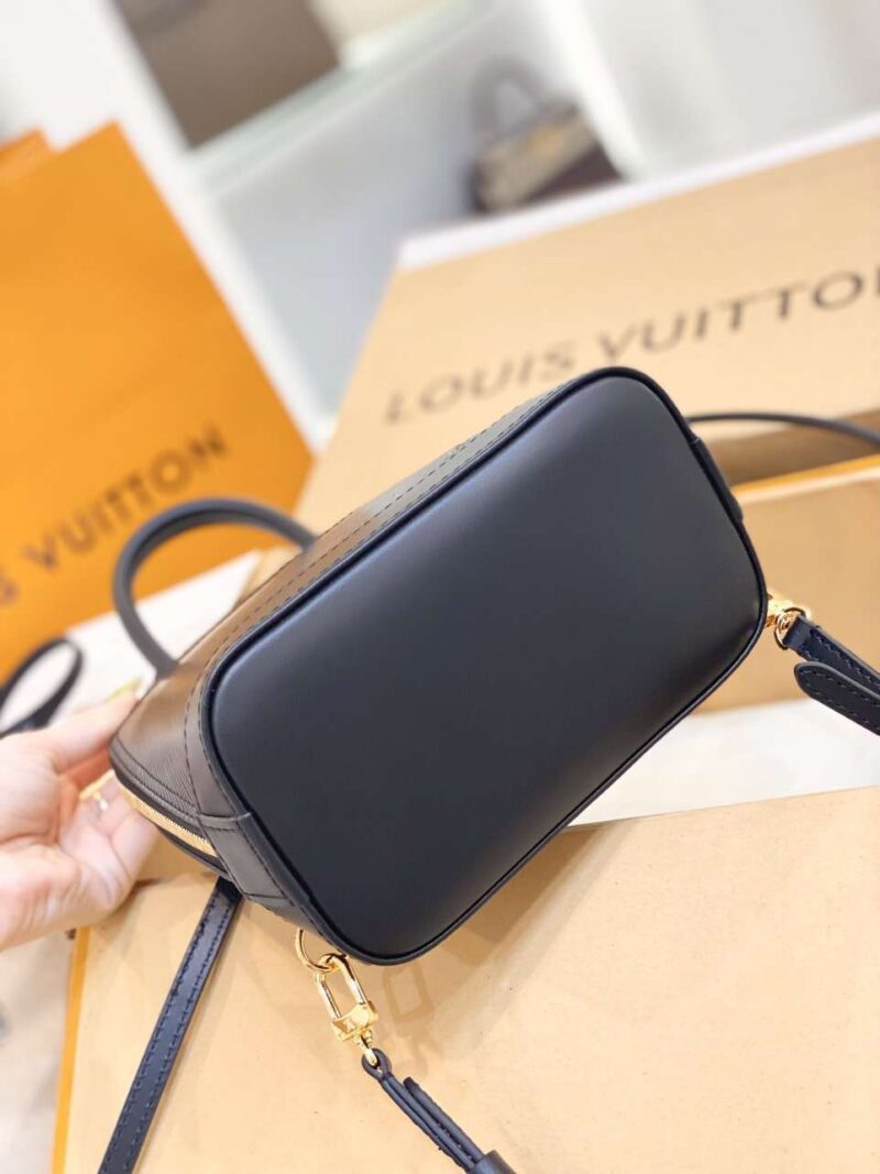 Louis Vuitton LV Alma Backpack Woman’s Black 15x20x10cm