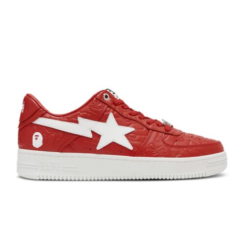 Bape-Sta-Low-3-Line-Camo-Red-Replica-1J80191052-RED-1-1 A Bathing Ape Bape Sta Low