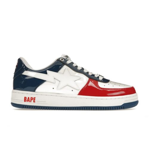 Bapesta-FS-001-Low-‘Red-White-Blue-Reps-2 A Bathing Ape Bape Sta