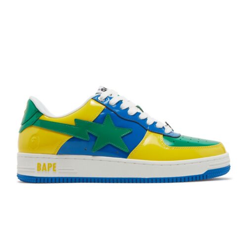 Bapesta-M1-‘Brazil-Replica-1I80191004-BLXYE-1 A Bathing Ape Bape Sta