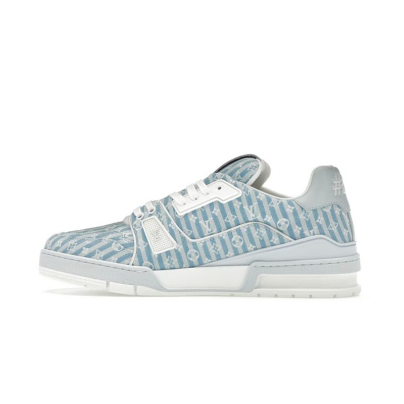 Blue-Stripe-Monogram-4 LV Trainer