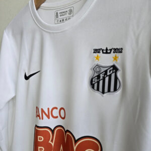 Neymar’s Legacy with the 2011-12 Santos Home Jersey full sleeve