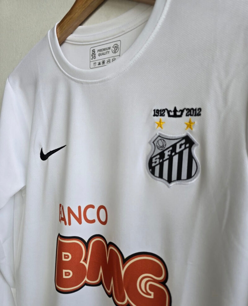 Neymar’s Legacy with the 2011-12 Santos Home Jersey full sleeve