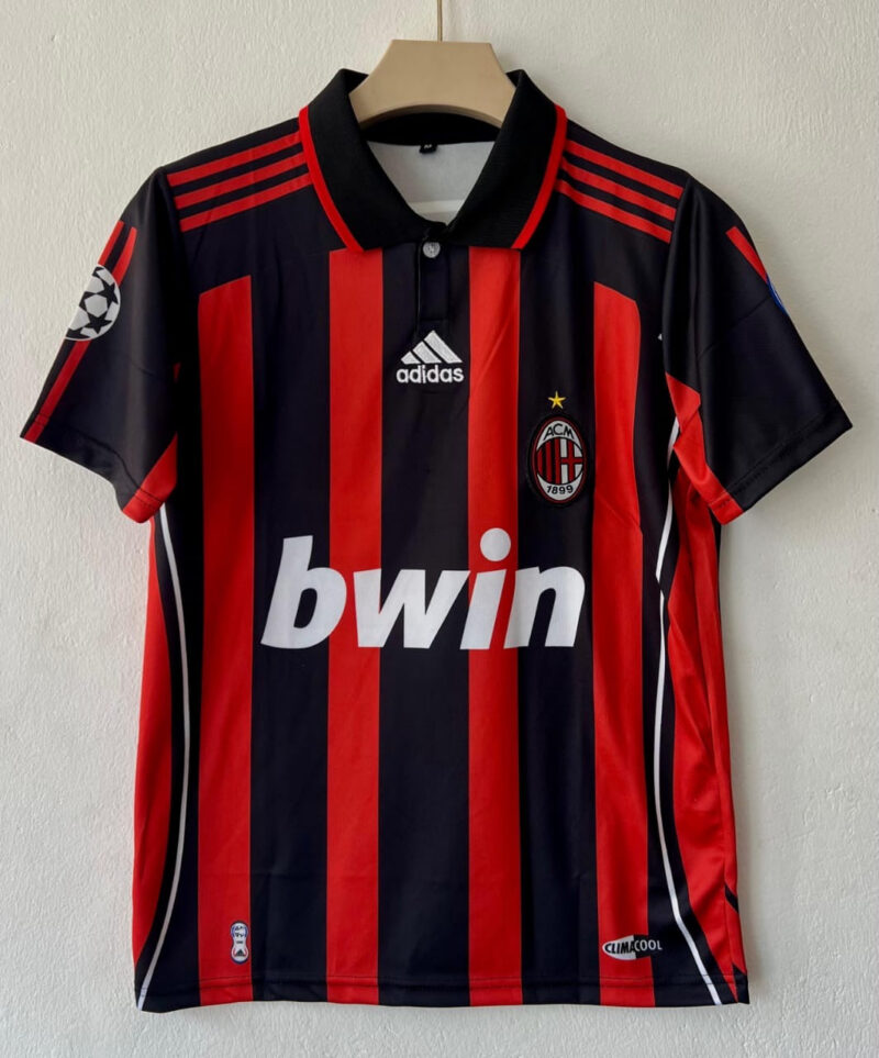 Embrace the Legacy with the 2009-10 AC Milan Kaka Edition Jersey embroidery