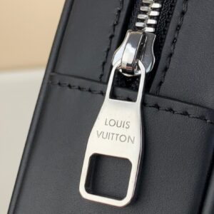 Louis Vuitton LV Clutch Bag Kasai Damier Graphite Black 24cm