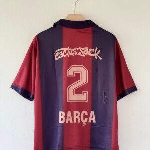 Barça Meets Utopia – FC Barcelona x Travis Scott Cactus Jack Edition Jersey five sleeve