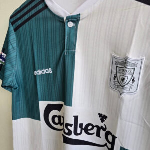 1995-96 Liverpool Away Jersey  Embroidery edition