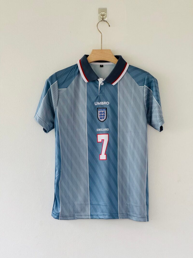 1996-97 England Third Jersey - Rare Navy Edition