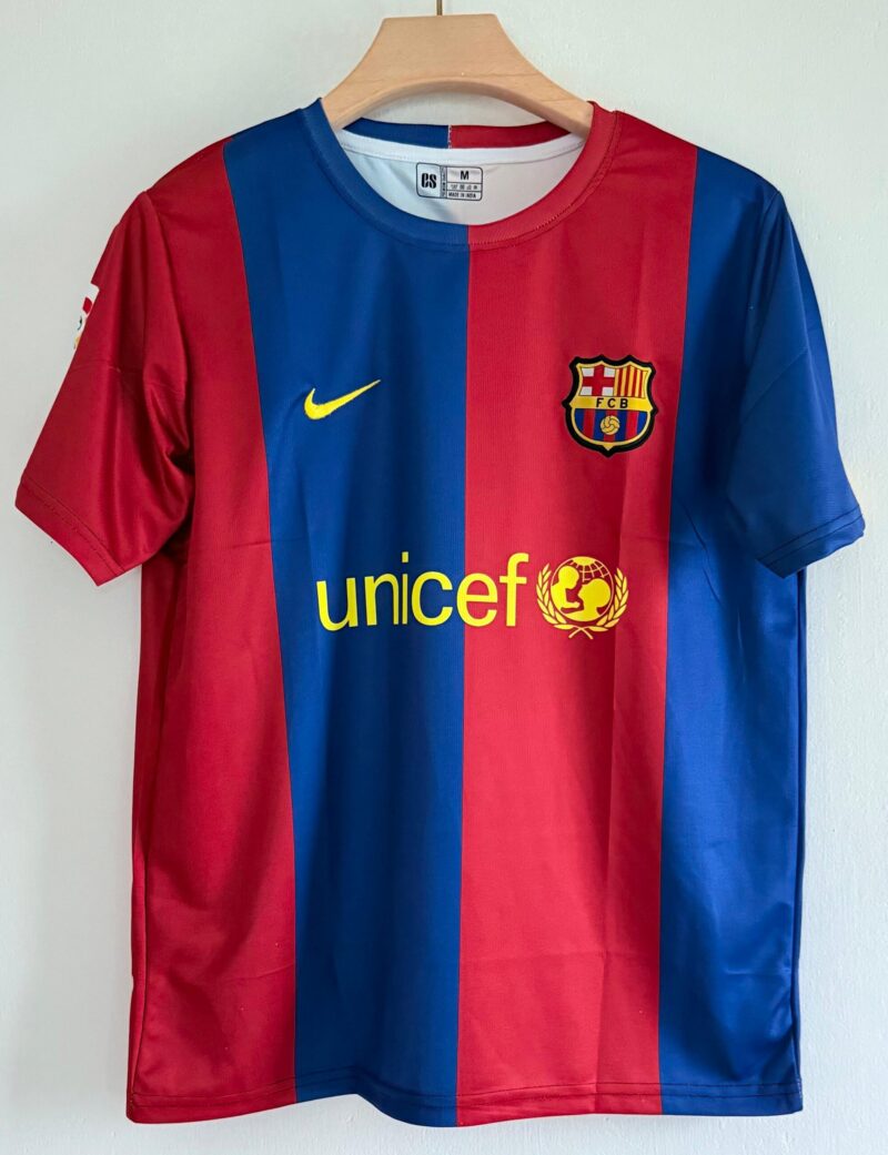 D5B69FF9-F6E0-4815-82B6-575D8FD7663D FC Barcelona 2010-11 Retro Home Kit – Ronaldinho Edition Embroidery