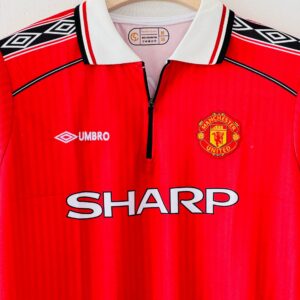 Manchester United 98-99 Beckham #7 Jersey – Iconic Tribute to the Treble-Winning Season