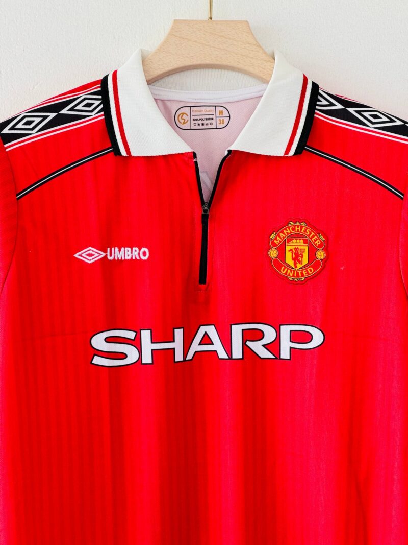Manchester United 98-99 Beckham #7 Jersey – Iconic Tribute to the Treble-Winning Season