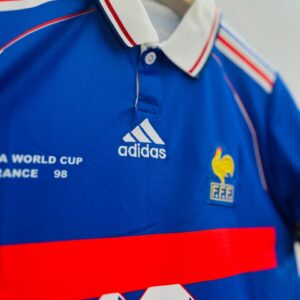DC680A94-2DA2-4C57-B1BD-58D56E76C4DD 1998 France Home Jersey - Zidane World Champion Edition embroidery