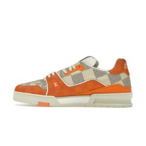 Damier-White-Orange-4 Trainer