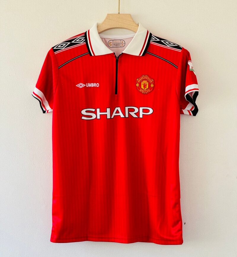 Manchester United 98-99 Beckham #7 Jersey – Iconic Tribute to the Treble-Winning Season