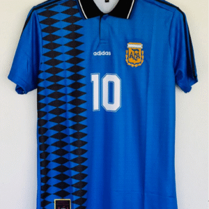 Argentina 1994 Away Maradona Tribute Jersey – A Retro Icon Embroidered Design