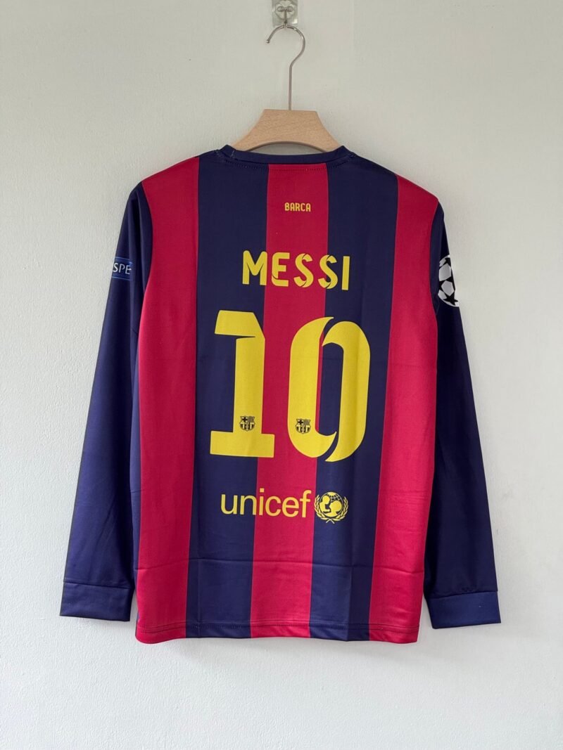Relive the Magic of Messi in the 2015-16 Barcelona Home Jersey Full sleeve