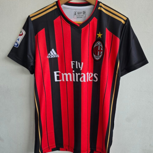 2007-08 AC Milan Home Jersey - Kaká Embroidery Edition