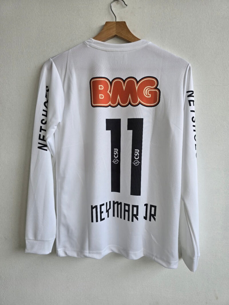 Neymar’s Legacy with the 2011-12 Santos Home Jersey full sleeve