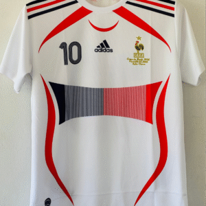 FDDC69B1-78AA-4697-96A1-D8500BB8C180 2006 France Retro Away Jersey - World Cup Final Zidane Edition embroidery