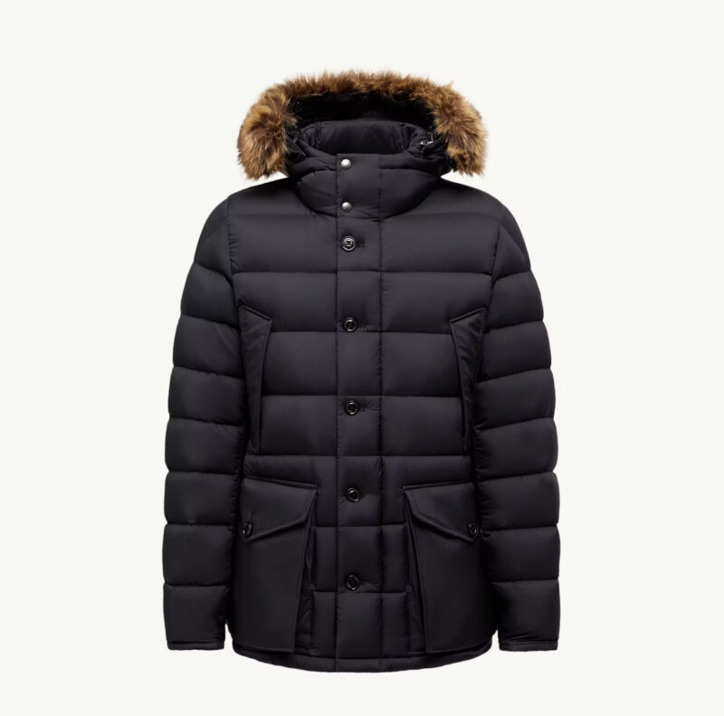 Replica Moncler Clunye Hooded Mid-Length Down Jacket
