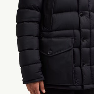 Replica Moncler Clunye Hooded Mid-Length Down Jacket
