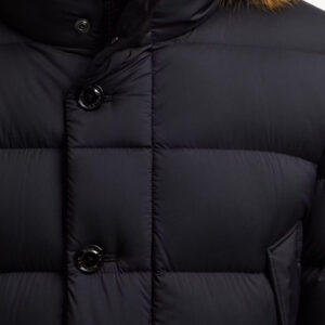 Replica Moncler Clunye Hooded Mid-Length Down Jacket