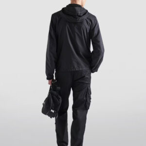 Replica Prada Black Re-Nylon Hooded Jacket