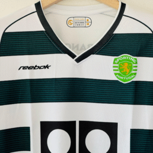 2001-02 Sporting CP Home Jersey – Cristiano Ronaldo Full Sleeve Embroidery Edition