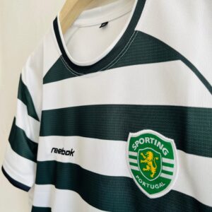 2002-03 Sporting Lisbon Home Kit Cristiano Ronaldo Version Embroidery - A Legend’s Beginnings